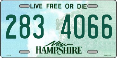 NH license plate 2834066