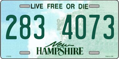 NH license plate 2834073
