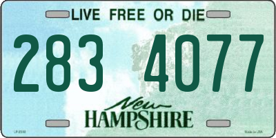 NH license plate 2834077