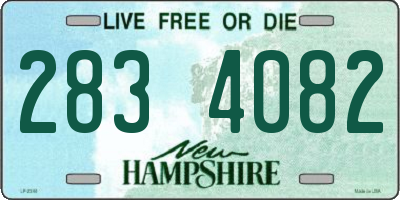 NH license plate 2834082
