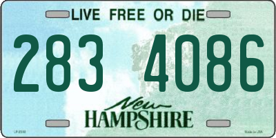 NH license plate 2834086