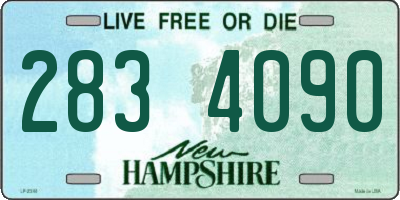 NH license plate 2834090