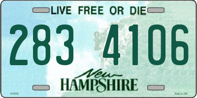 NH license plate 2834106