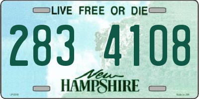 NH license plate 2834108