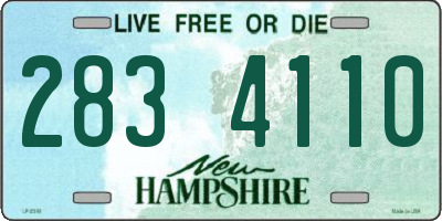 NH license plate 2834110