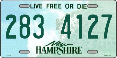 NH license plate 2834127