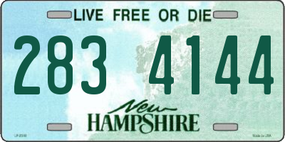 NH license plate 2834144
