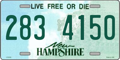 NH license plate 2834150