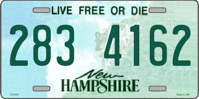 NH license plate 2834162