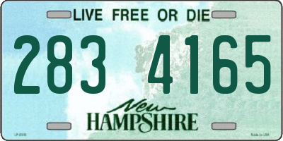NH license plate 2834165