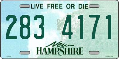 NH license plate 2834171