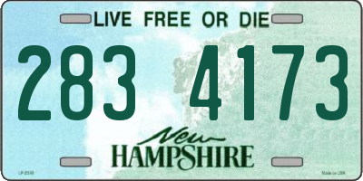 NH license plate 2834173