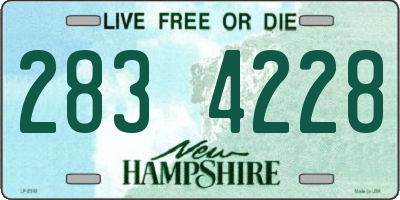 NH license plate 2834228