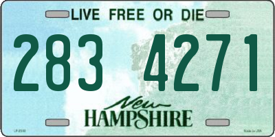 NH license plate 2834271