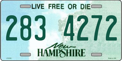 NH license plate 2834272