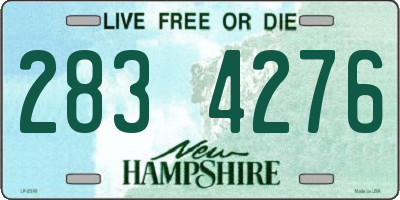 NH license plate 2834276