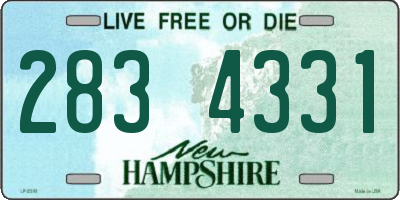 NH license plate 2834331