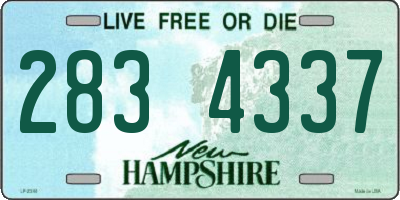 NH license plate 2834337