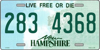 NH license plate 2834368