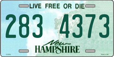 NH license plate 2834373