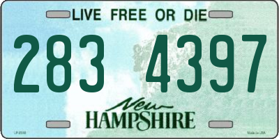 NH license plate 2834397