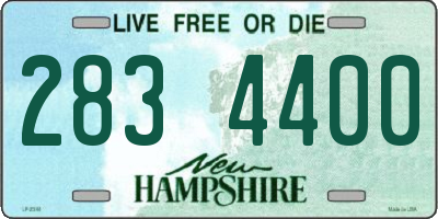 NH license plate 2834400