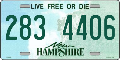 NH license plate 2834406
