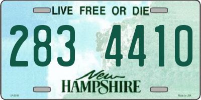 NH license plate 2834410