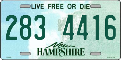 NH license plate 2834416
