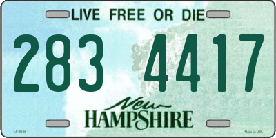 NH license plate 2834417