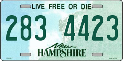 NH license plate 2834423