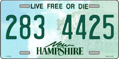 NH license plate 2834425