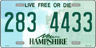 NH license plate 2834433