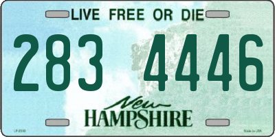 NH license plate 2834446