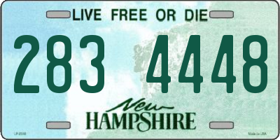 NH license plate 2834448