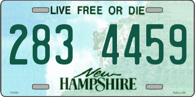 NH license plate 2834459