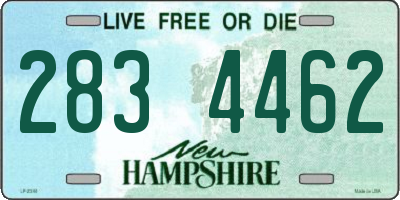 NH license plate 2834462