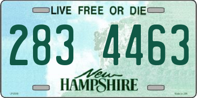 NH license plate 2834463