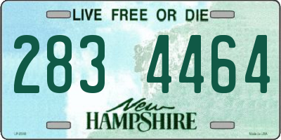 NH license plate 2834464
