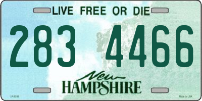 NH license plate 2834466