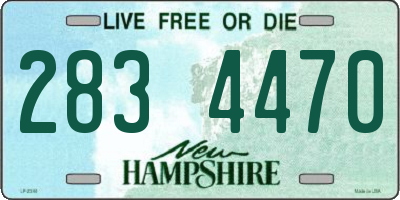 NH license plate 2834470
