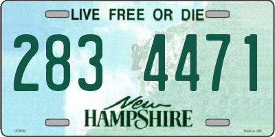 NH license plate 2834471
