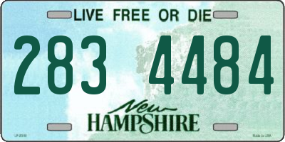 NH license plate 2834484
