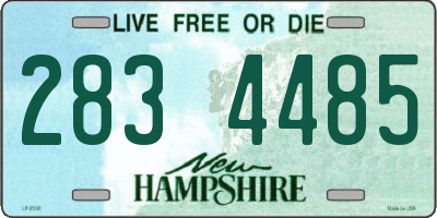 NH license plate 2834485