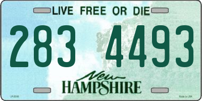 NH license plate 2834493