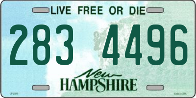 NH license plate 2834496