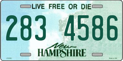NH license plate 2834586