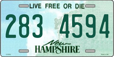 NH license plate 2834594