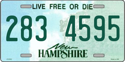 NH license plate 2834595