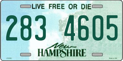 NH license plate 2834605